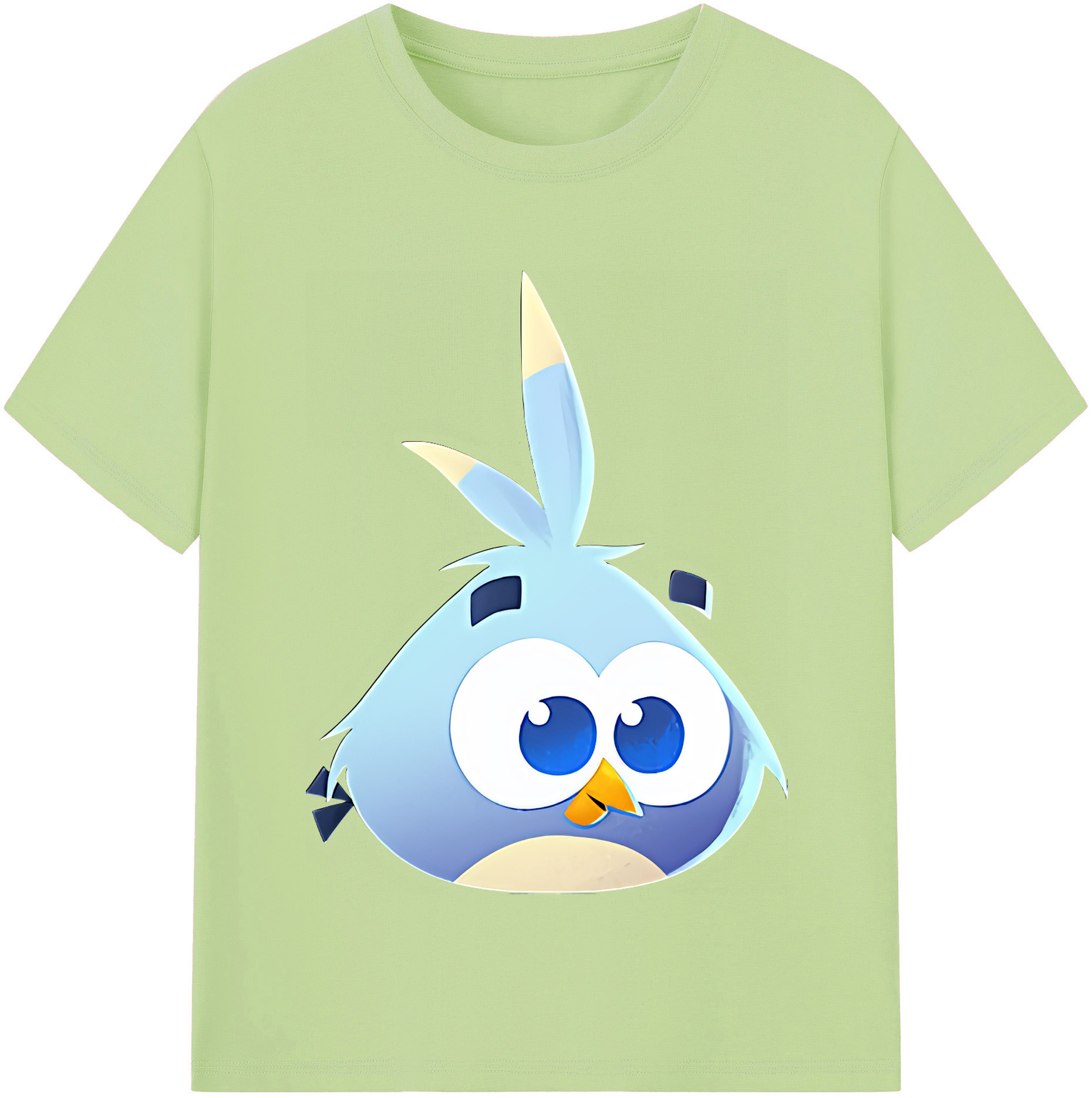 （画像用） Angry Birds アングリーバード 綿100％半袖Tシャツ（フロントプリント）